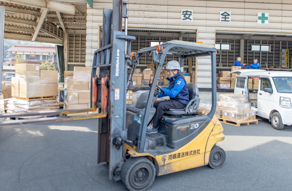 フォークリフト作業